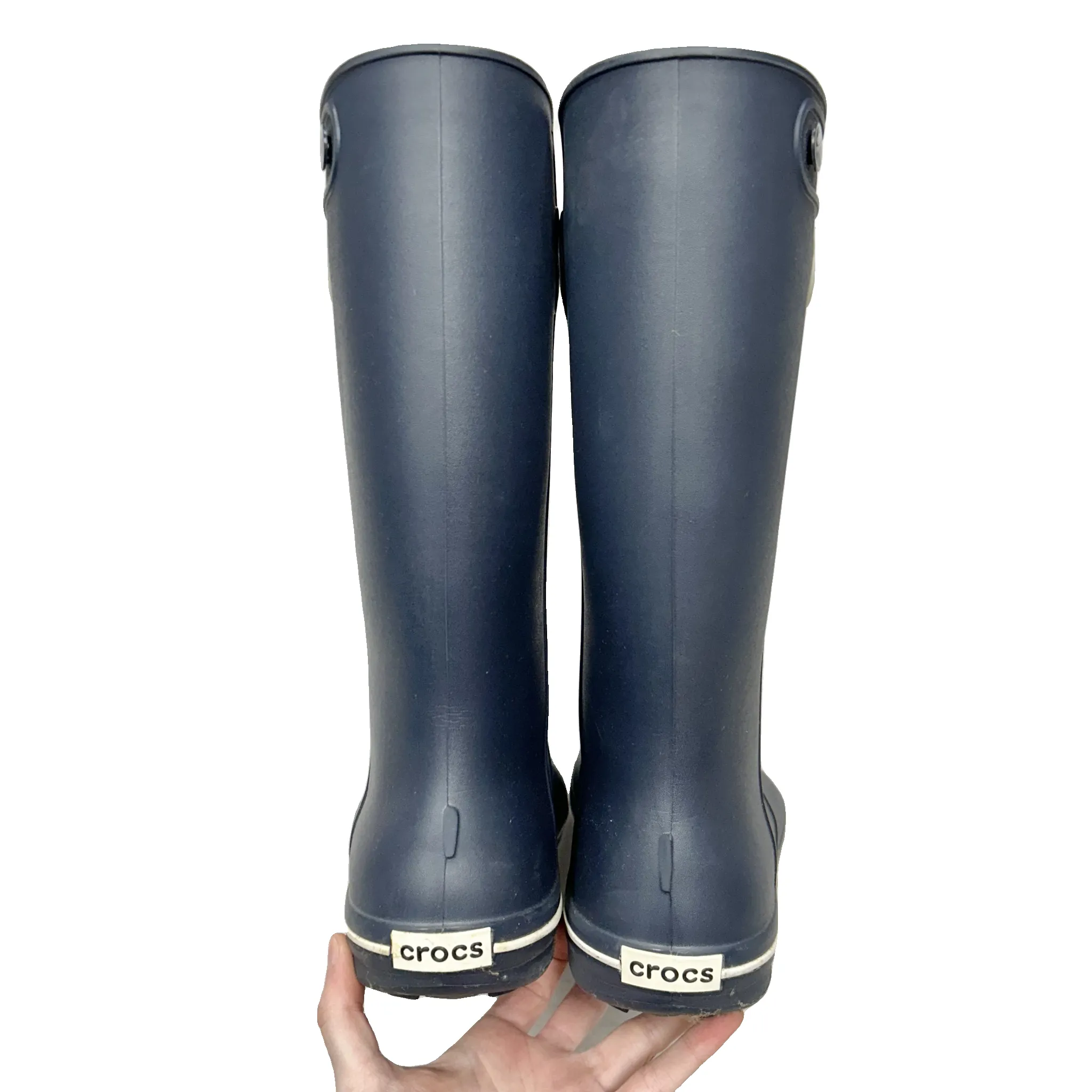 Boots Rain By Crocs In Navy, Size: 8 crocs