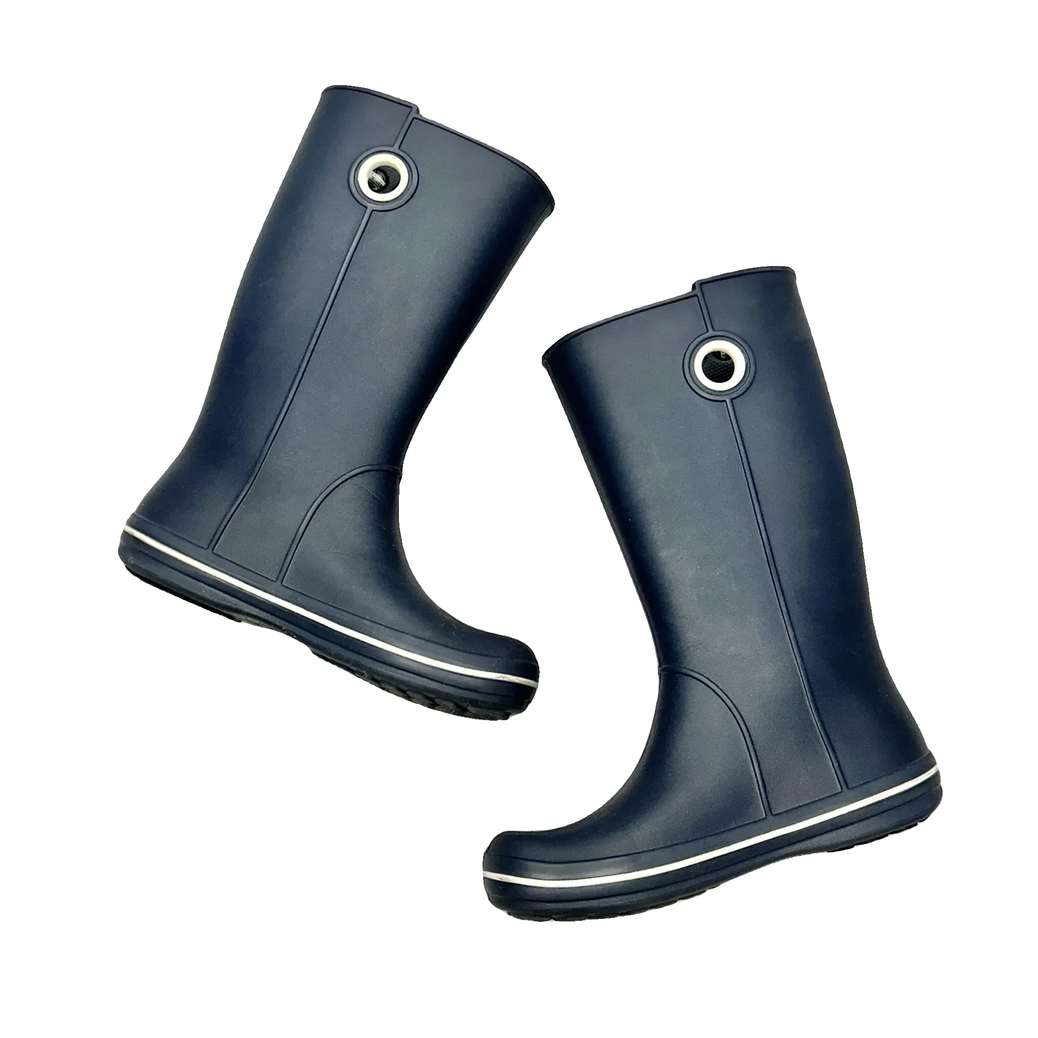 Boots Rain By Crocs In Navy, Size: 8 crocs