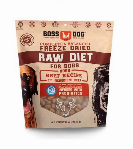 Boss Dog Complete & Balanced Freeze Dried Raw Diet (Beef)