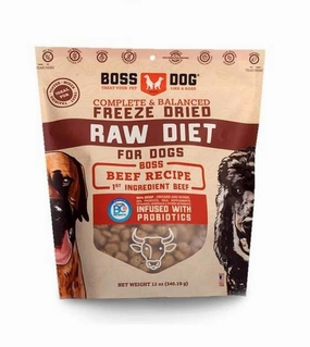 Boss Dog Complete & Balanced Freeze Dried Raw Diet (Beef)