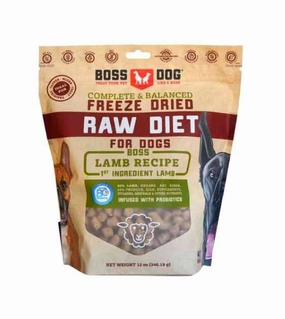 Boss Dog Complete & Balanced Freeze Dried Raw Diet (Lamb) freeze-dried dog food,lightweight pet food