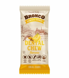 Bronco Dental Dog Chew (Banana) pet coat care,skin health