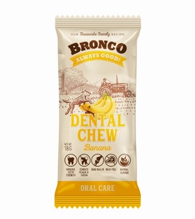 Bronco Dental Dog Chew (Banana) dog hygiene,clean pet