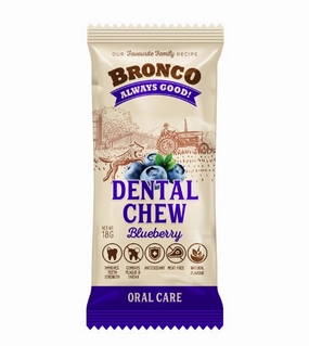 Bronco Dental Dog Chew (Blueberry) dog chews,dog bones