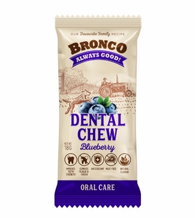 Bronco Dental Dog Chew (Blueberry)