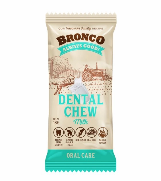 Bronco Dental Dog Chew (Milk)