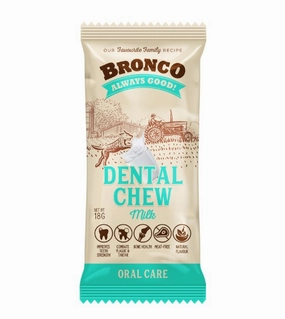 Bronco Dental Dog Chew (Milk) dog chews,dog bones
