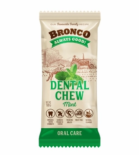 Bronco Dental Dog Chew (Mint) pet coat care,skin health