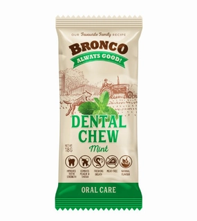 Bronco Dental Dog Chew (Mint) dog hygiene,clean pet