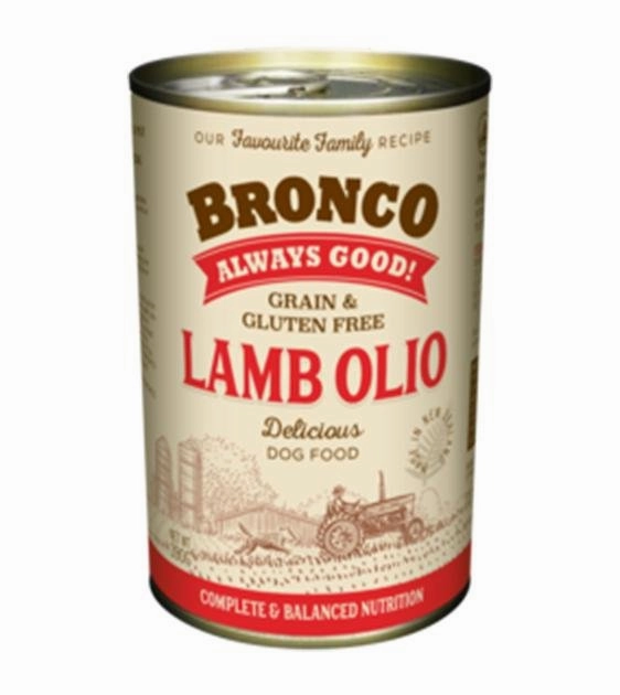 Bronco Grain & Gluten Free Canned Wet Dog Food (Lamb Olio) dog gifts,pet keepsakes