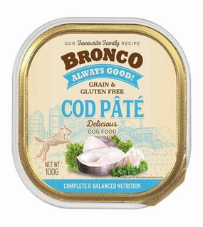 Bronco Grain & Gluten Free Casserole Tray Wet Dog Food (Cod Pt) dog gifts,pet keepsakes
