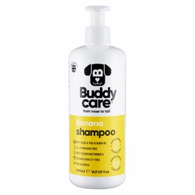 Buddycare Banana Dog Shampoo 500ml freeze dried dog food,raw nutrition dog,dog freeze dried kibble