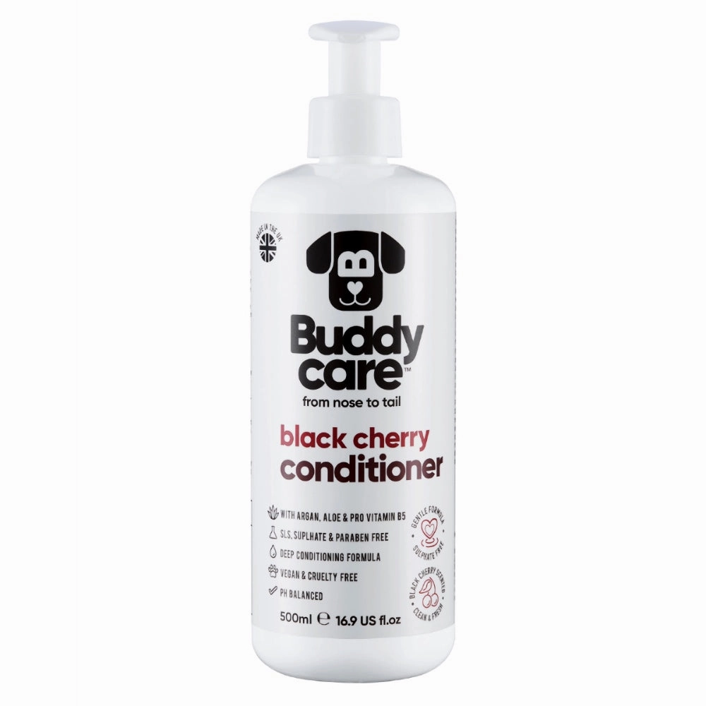 Buddycare Black Cherry Dog Conditioner 500ml freeze dried dog food,raw nutrition dog,dog freeze dried kibble