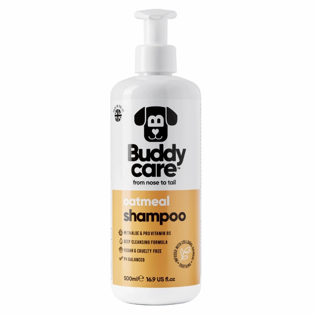 Buddycare Oatmeal Dog Shampoo 500ml freeze dried dog food,raw nutrition dog,dog freeze dried kibble