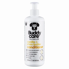 Buddycare Vanilla & Shea Butter Dog Conditioner 500ml freeze dried dog food,raw nutrition dog,dog freeze dried kibble