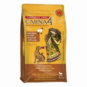 BUNDLE DEAL: Carna4 Quick Baked Air Dried Easy Chew Lamb Grain-Free Dry Dog Food 2.2lb freeze dried dog food,raw nutrition dog,dog freeze dried kibble