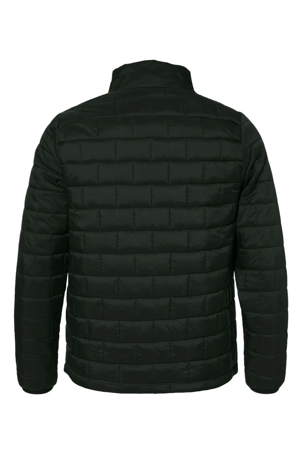 Burnside Mens Element Full Zip Puffer Jacket - Black