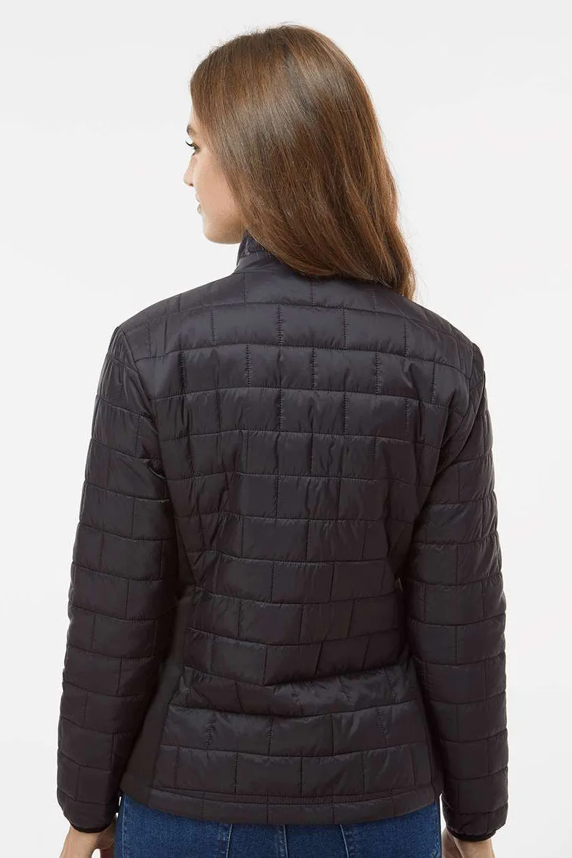 Burnside Womens Element Full Zip Puffer Jacket - Black