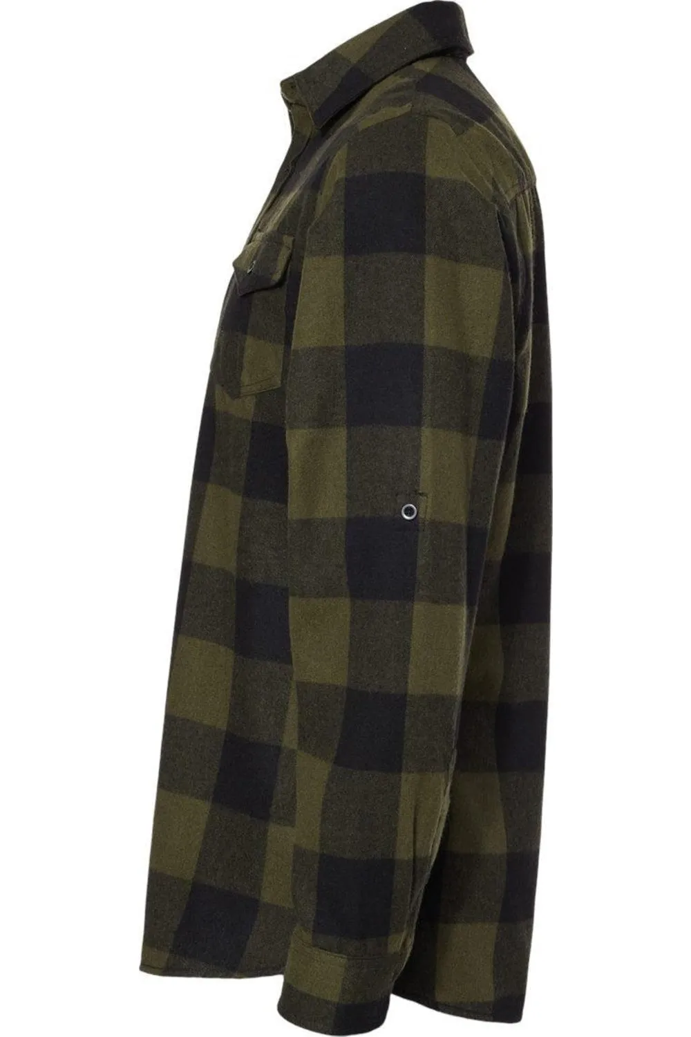 Burnside Yarn-Dyed Long Sleeve Flannel Shirt