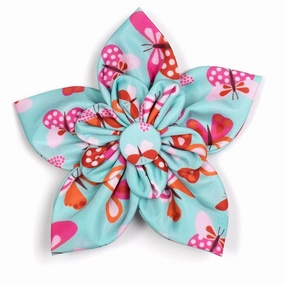 Butterflies Dog Collar Flower dog collar accessory,collar decor