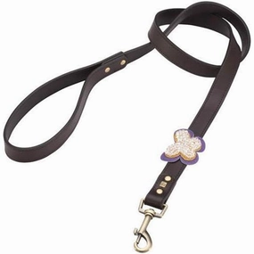 Butterfly Brown Dog Leash dog mobility,outdoor pet aid