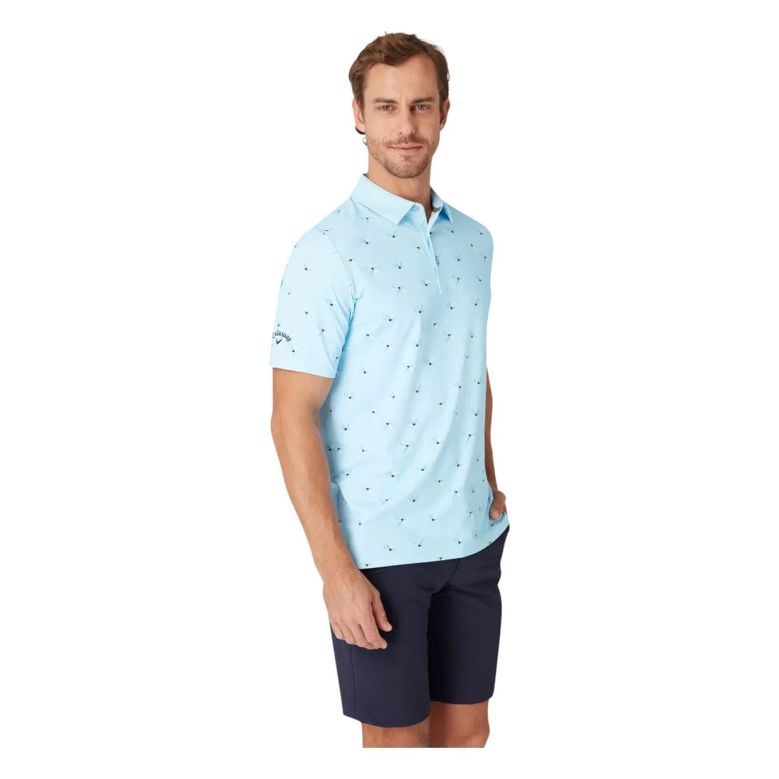 Callaway All-Over Birdie Golf Polo Shirt CGKSF068
