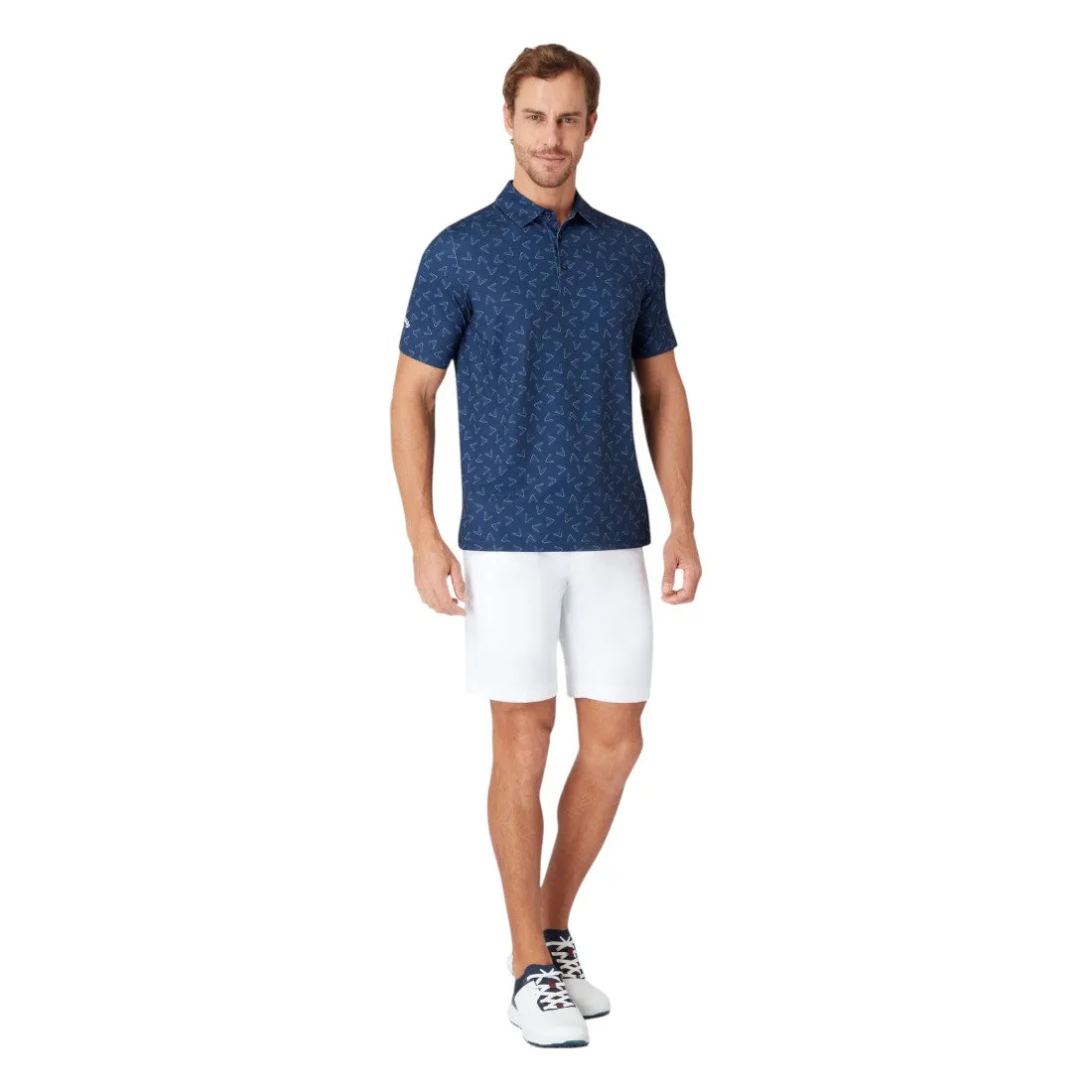 Callaway All-Over Large Chev Golf Polo Shirt CGKSF0B7