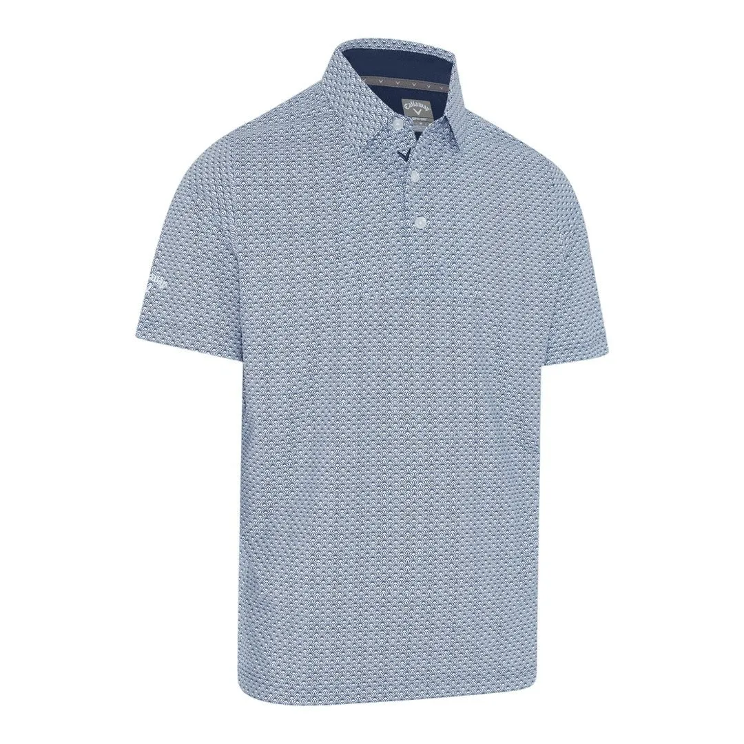 Callaway All Over Trademark Print Golf Shirt CGKFD052