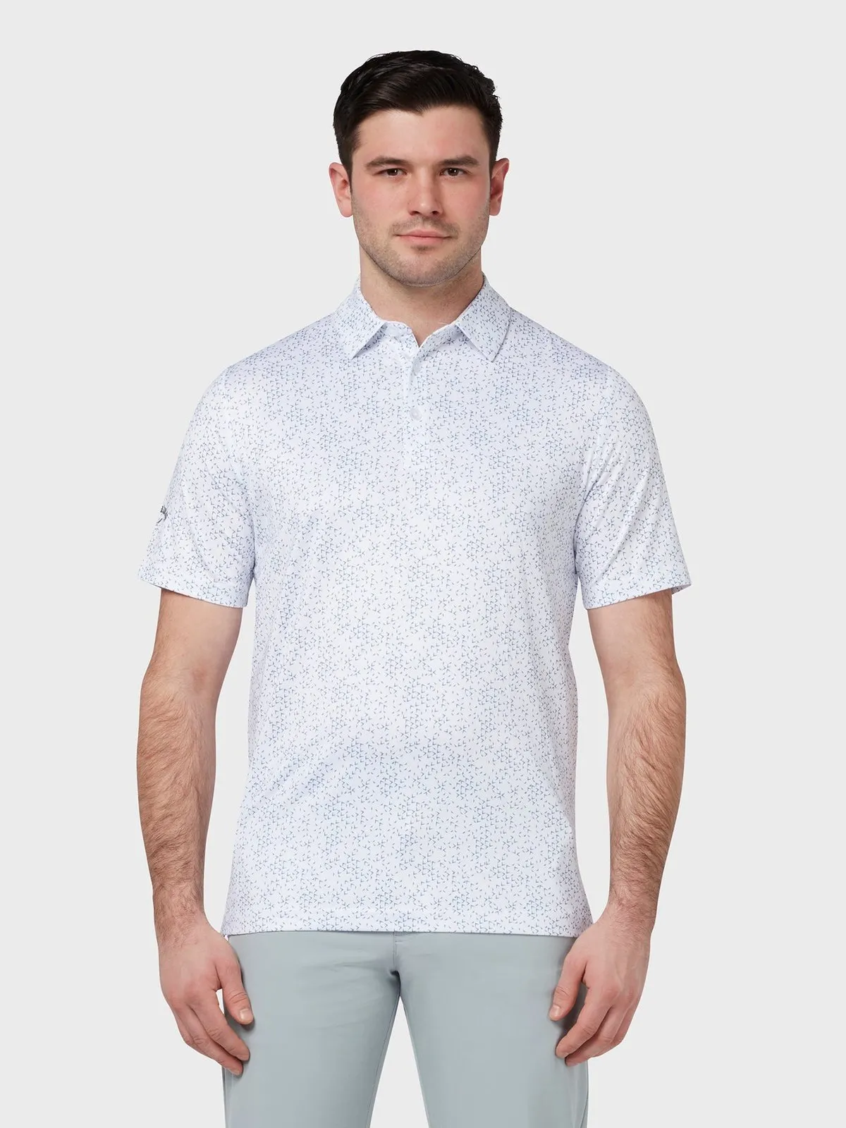 Callaway Allover Chev Golf Polo Shirt CGKSD0E0