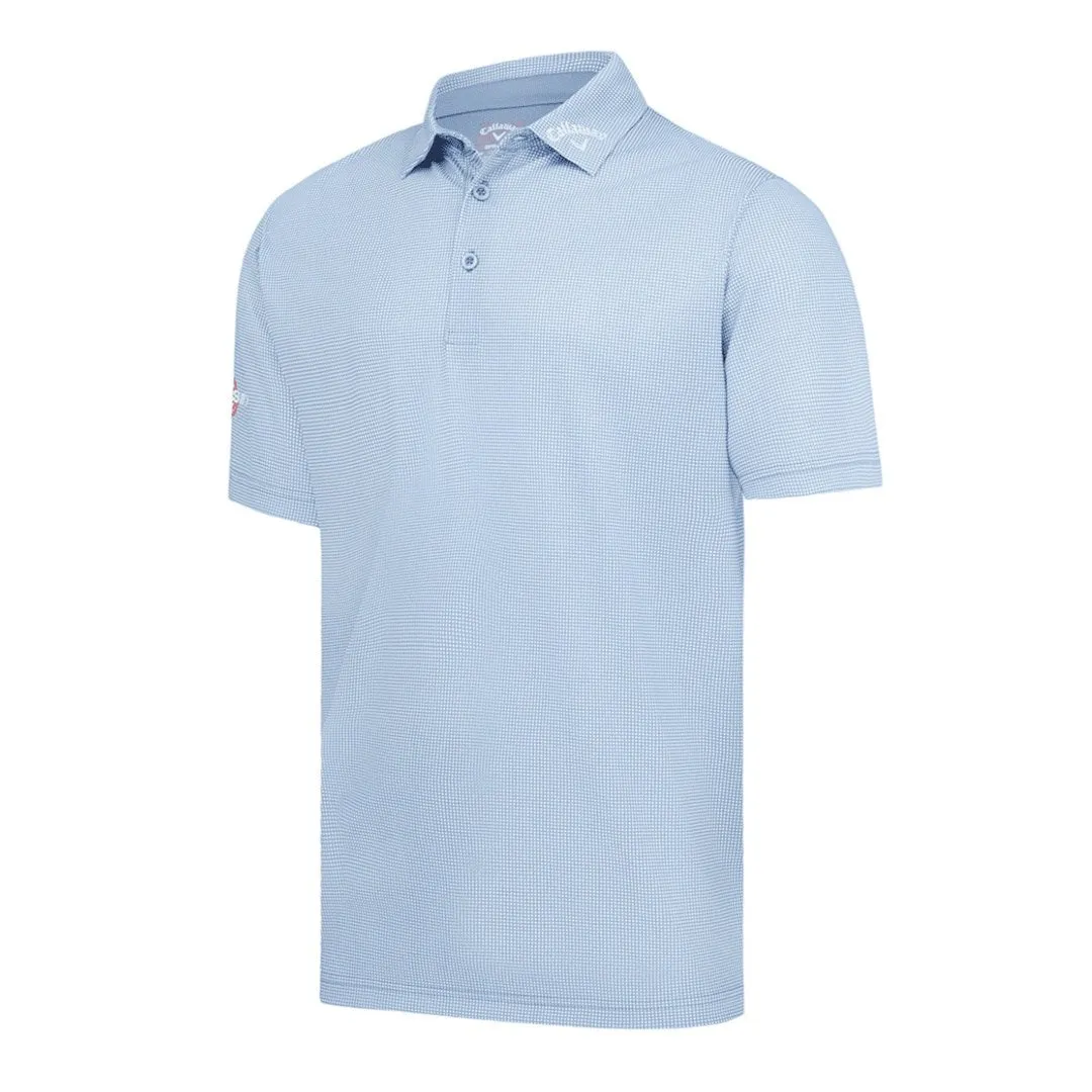 Callaway Gingham Odyssey Golf Polo Shirt CGKSD0S6