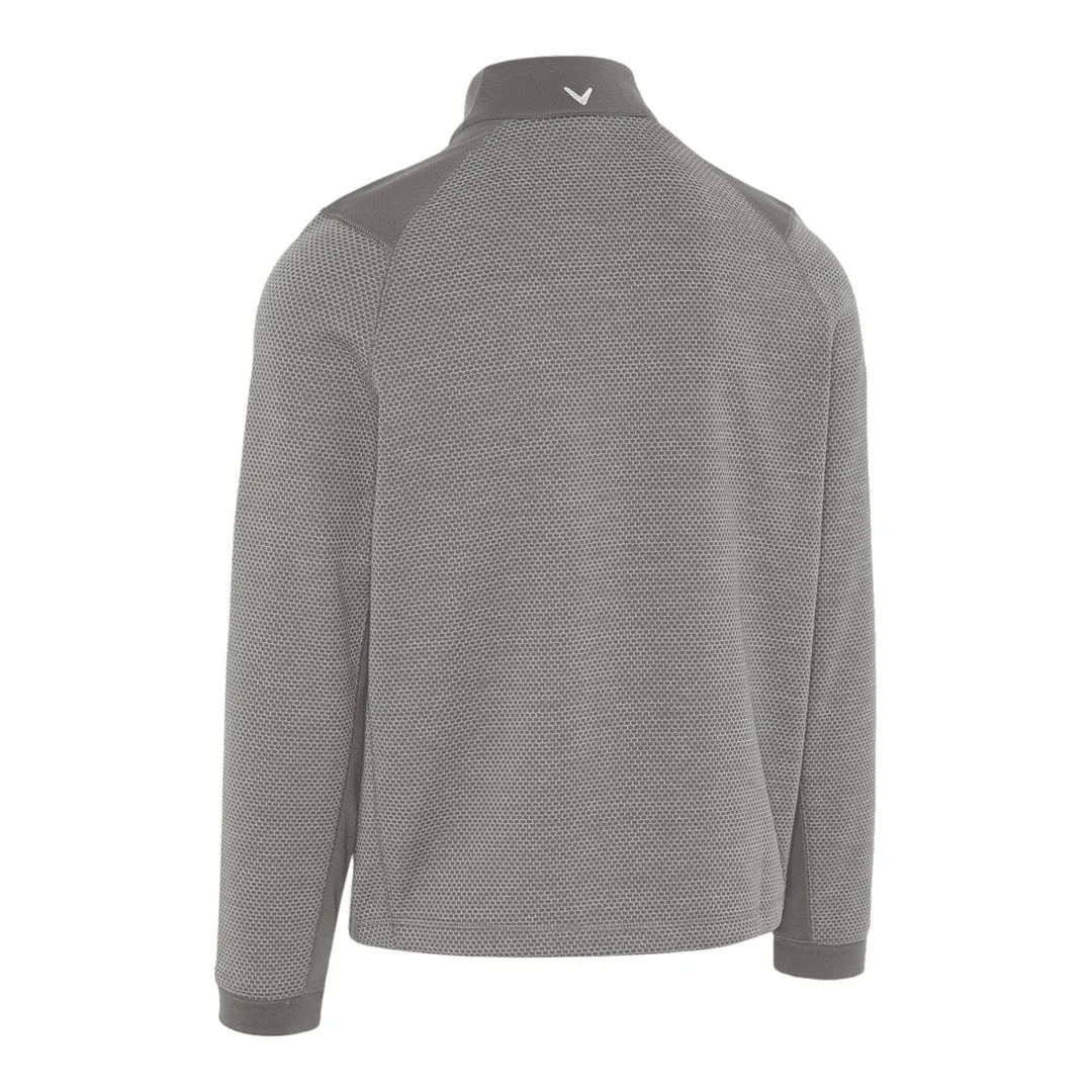 Callaway Hex Textured 1/4-Zip Golf Fleece CGKFD040