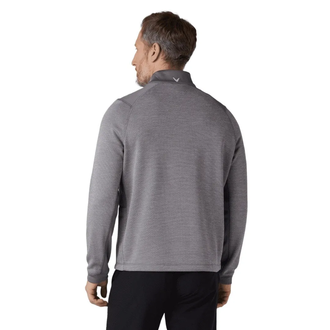 Callaway Hex Textured 1/4-Zip Golf Fleece CGKFD040