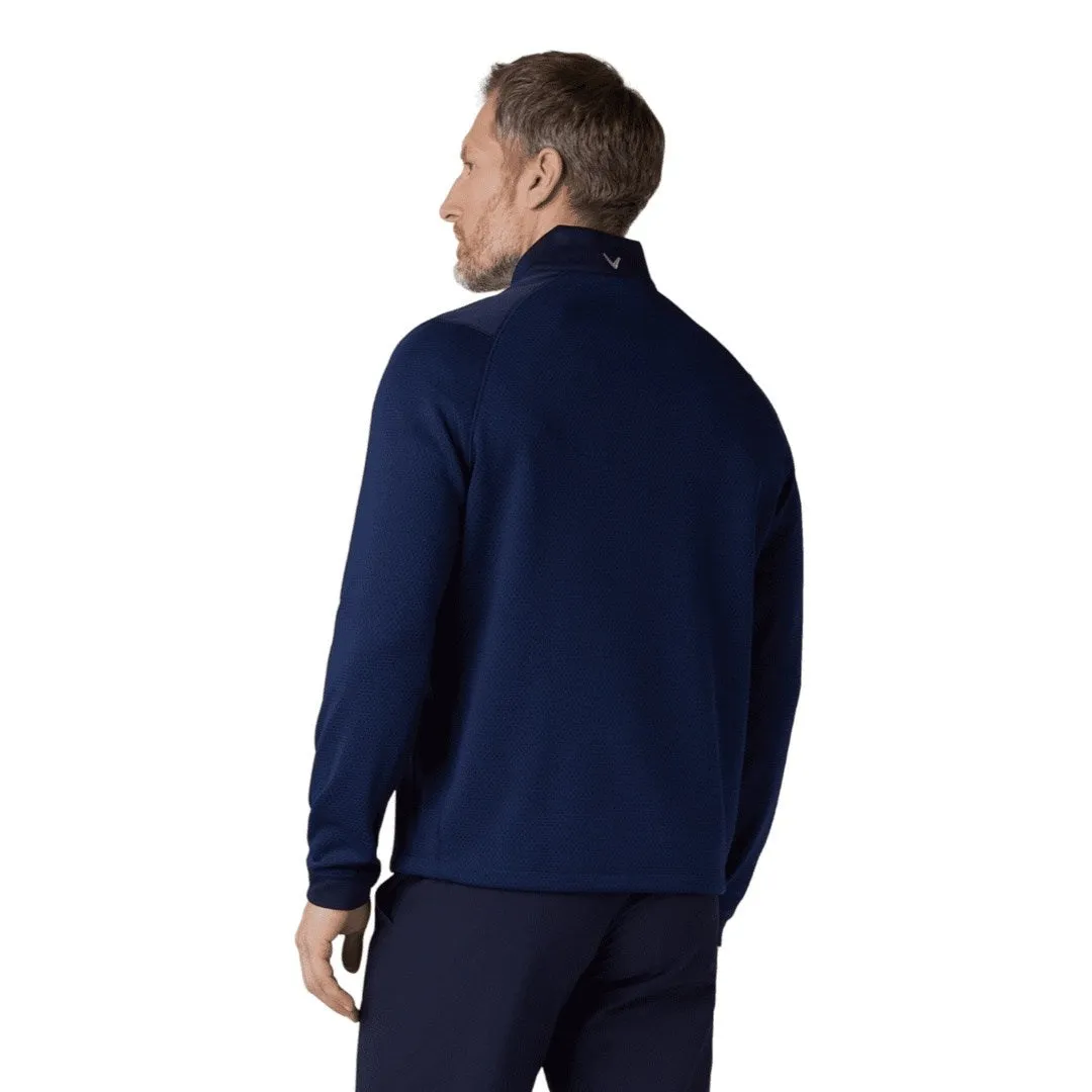Callaway Hex Textured 1/4-Zip Golf Fleece CGKFD040