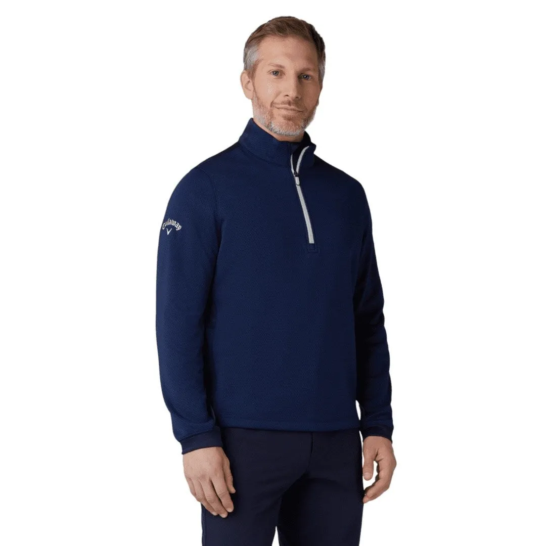 Callaway Hex Textured 1/4-Zip Golf Fleece CGKFD040