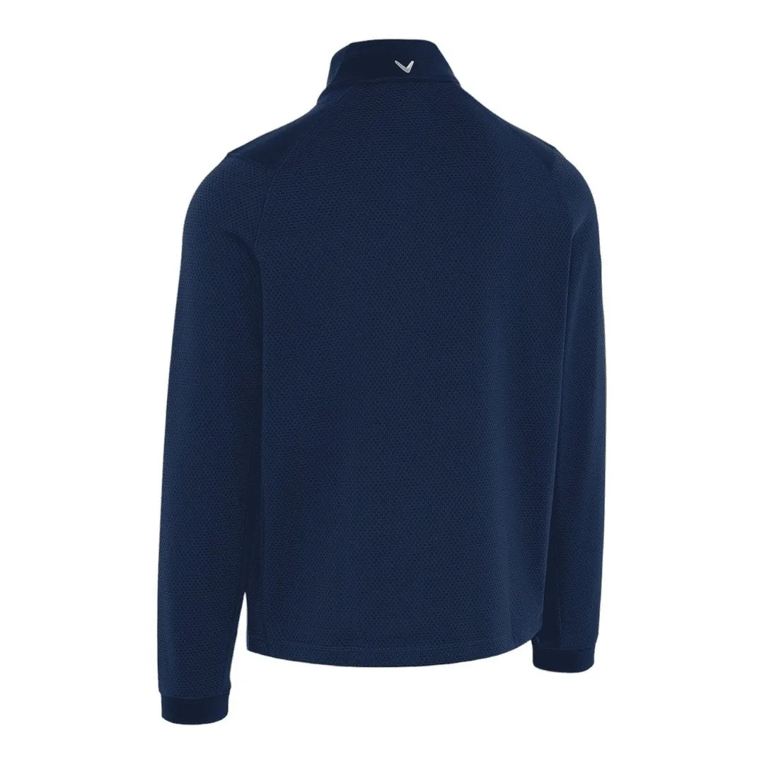 Callaway Hex Textured 1/4-Zip Golf Fleece CGKFD040