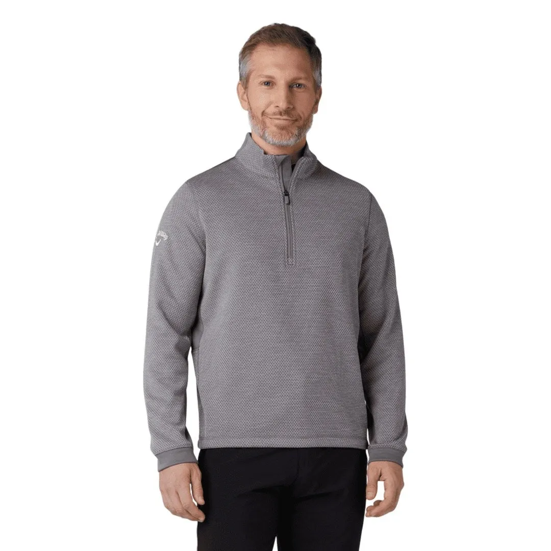 Callaway Hex Textured 1/4-Zip Golf Fleece CGKFD040