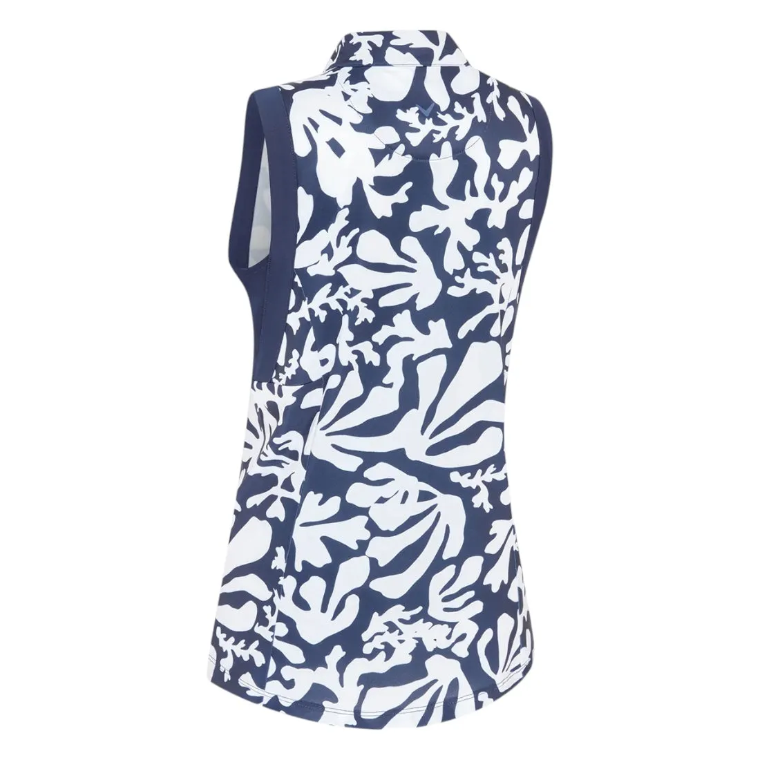 Callaway Ladies Abstract Floral SL Golf Shirt CGKSF040