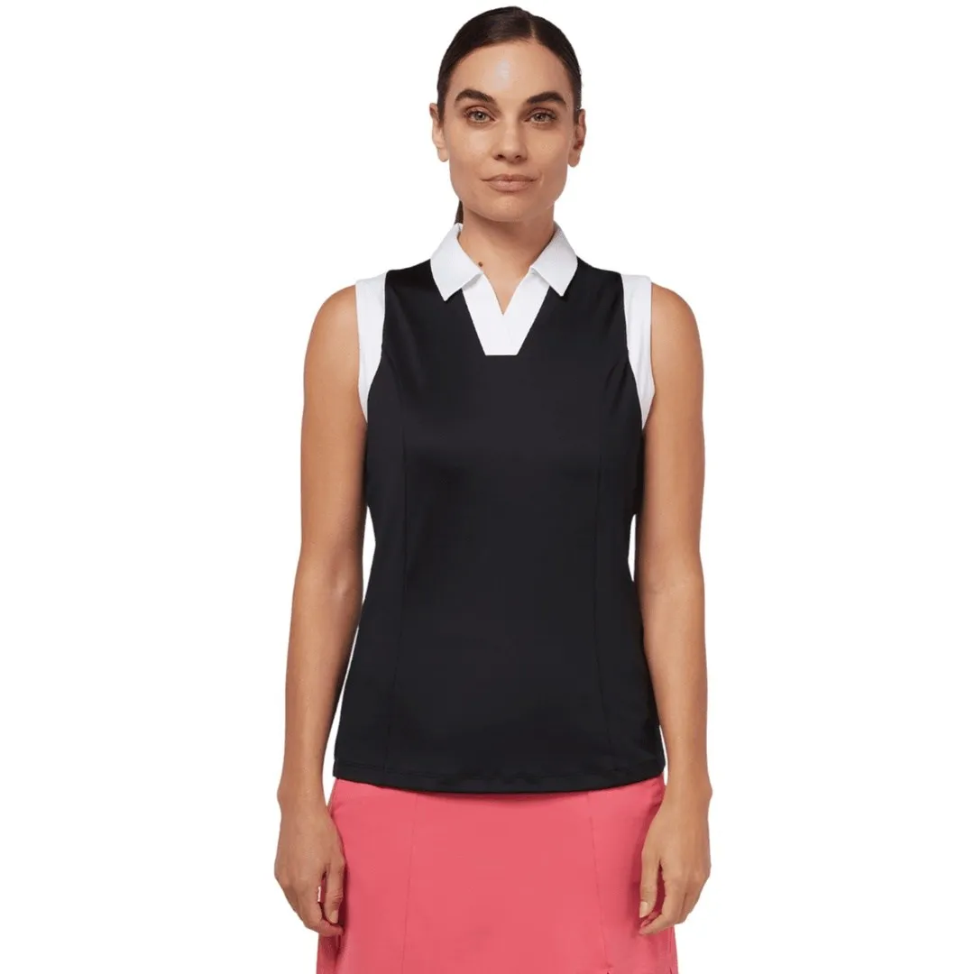 Callaway Ladies Colour Block S/L Golf Polo Shirt CGKSD034