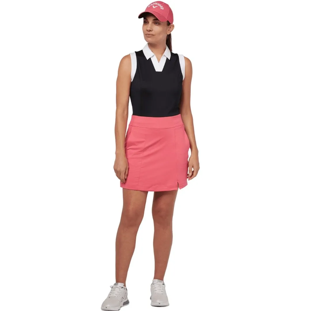 Callaway Ladies Colour Block S/L Golf Polo Shirt CGKSD034