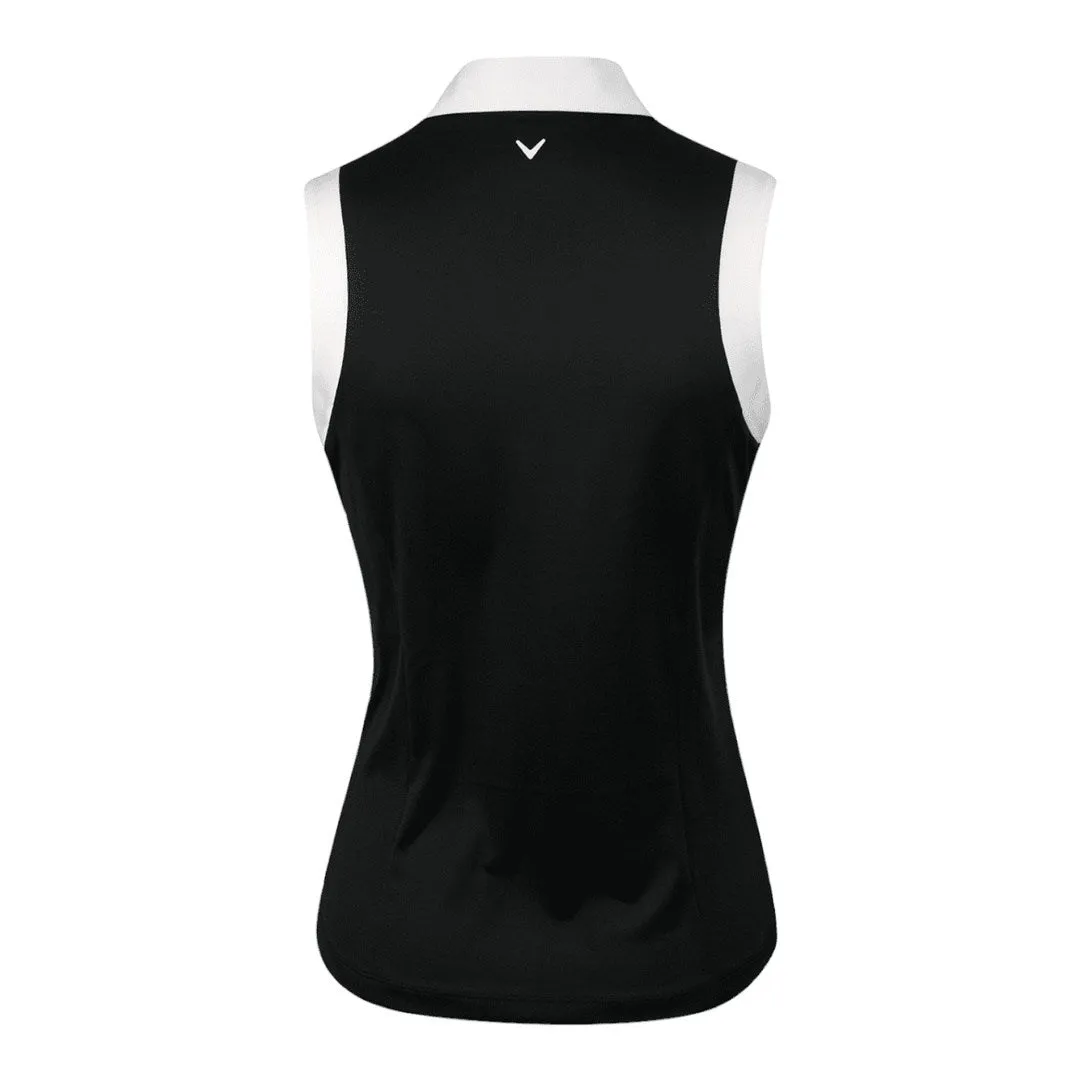 Callaway Ladies Colour Block S/L Golf Polo Shirt CGKSD034