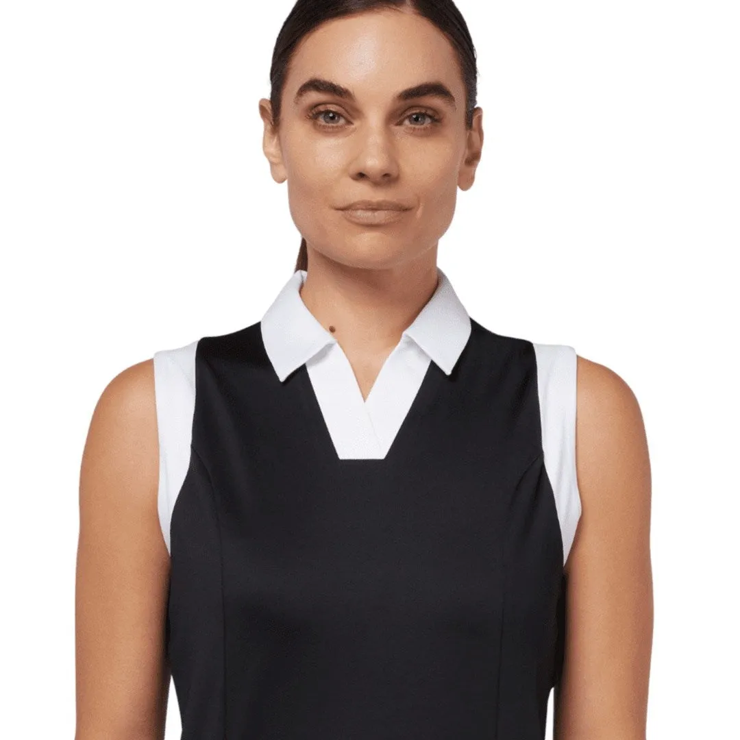 Callaway Ladies Colour Block S/L Golf Polo Shirt CGKSD034