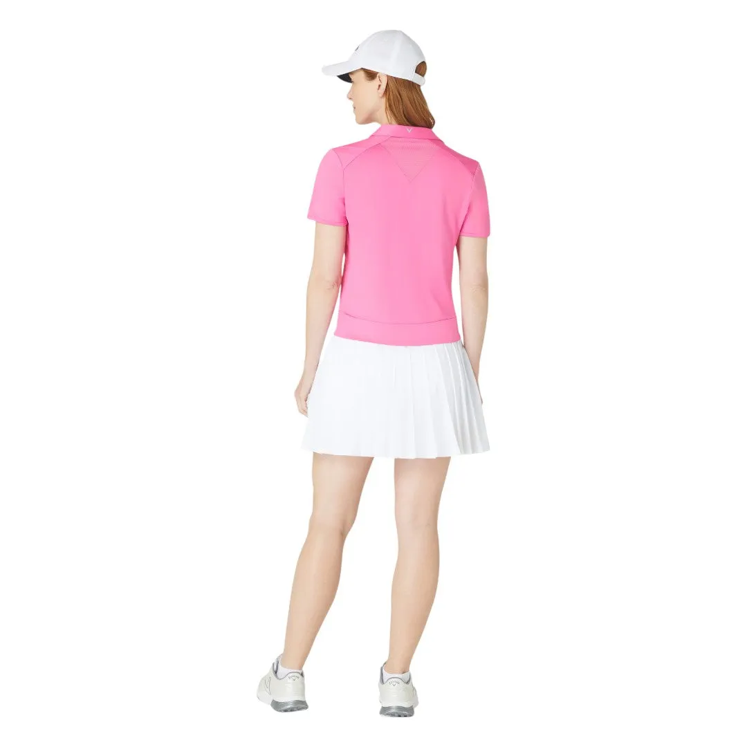 Callaway Ladies Waist Length Essential Golf Polo Shirt CGKSF131