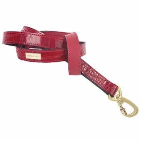 Cayman Collection Dog Leash Ferrari Red