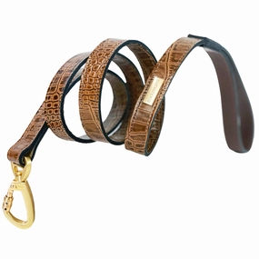 Cayman Collection Dog Leash Rich Brown dog mobility,outdoor pet aid