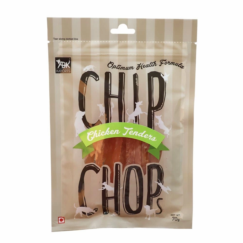Chip Chops Chicken and Codfish Rolls, Chicken and Codfish Sandwich and Chicken Tenders Dog Treats Combo