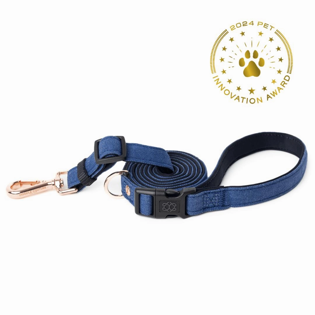 City Dog Leash Denim