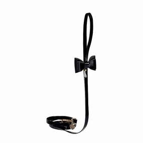 Coal Black Dog Leash dog mobility,outdoor pet aid