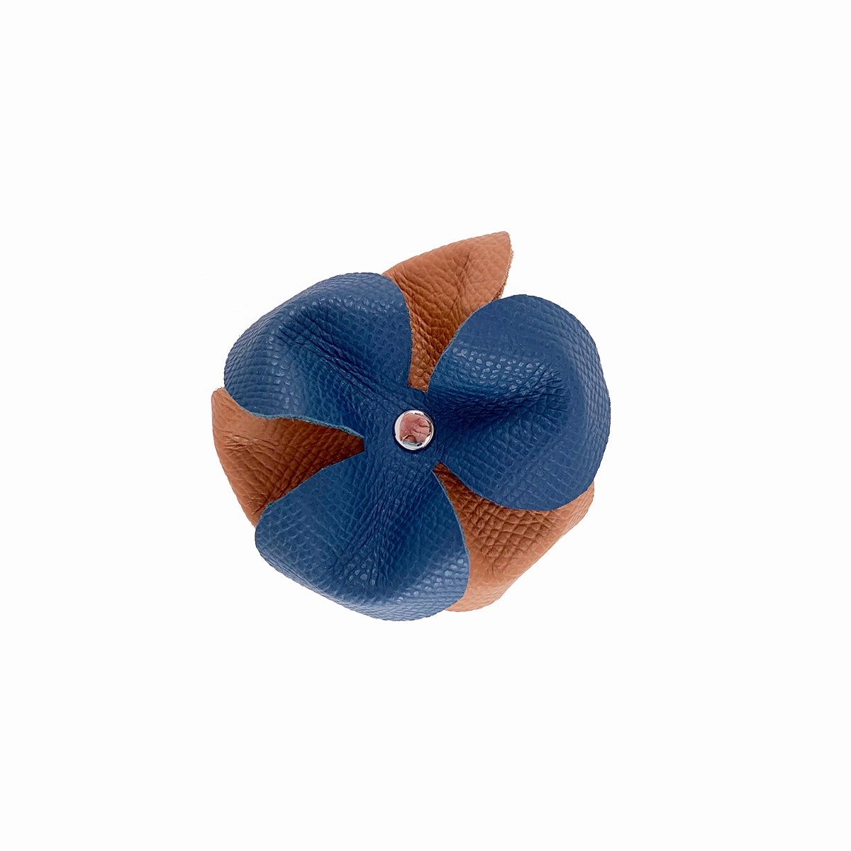 Colima Classic Combo Leather Dog Flowerette Slider