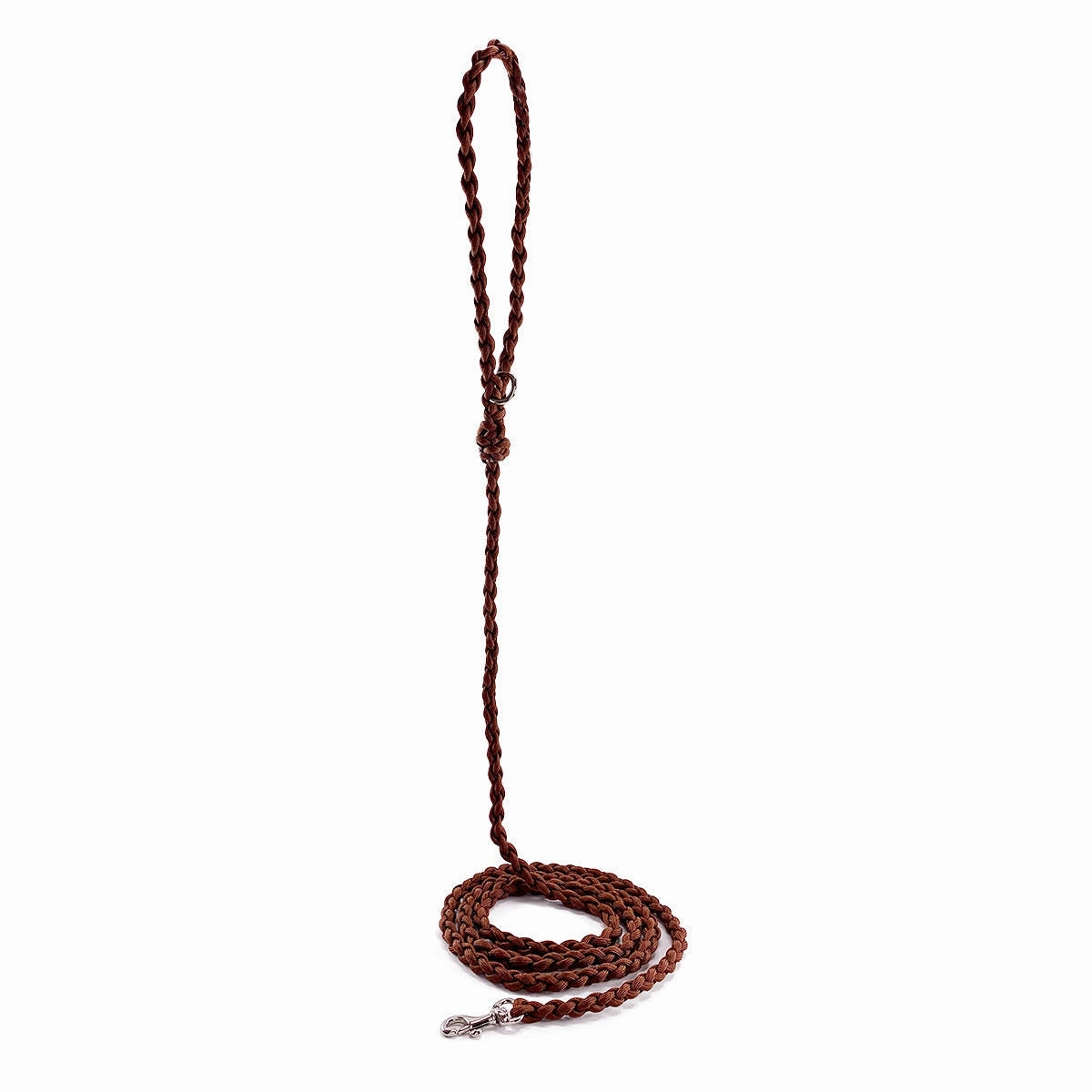 Colima Finn Leather Dog Leash Chocolate