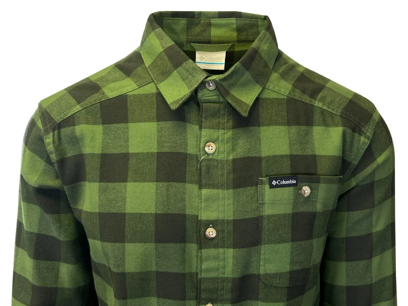 Columbia Men's Canteen Buffalo Check Shirt Cornell Woods Flannel L/S (352) Columbia Clothing